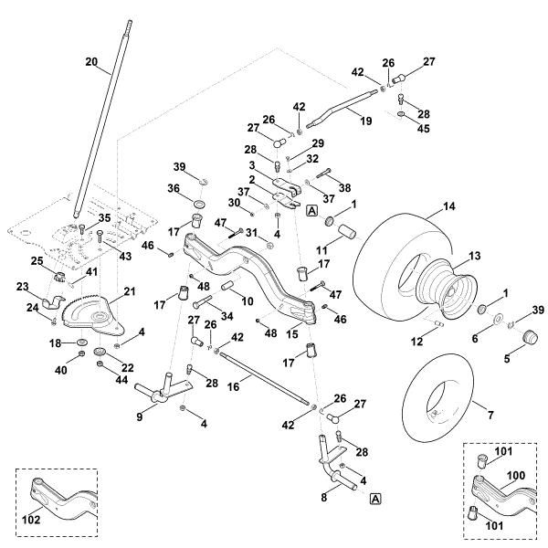 Picture of E - Steering, front wheel MT 5112.1 Z