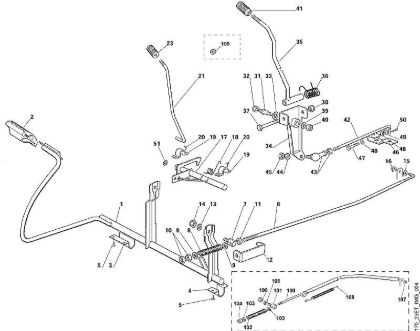 D - Brake and gearbox control MT MT 540 brand Viking