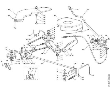 H - Mowing deck - 1 MT MT 540 brand Viking