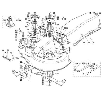Picture of I - Mowing deck - 2 MT 540