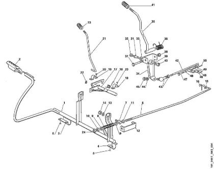 D - Brake and gearbox control MT MT 545 brand Viking
