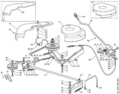 H - Mowing deck - 1 MT MT 545 brand Viking
