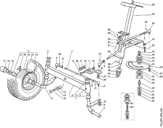 C - Steering MT MT 580 brand Viking