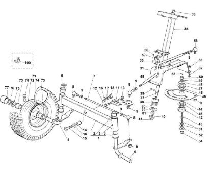 Picture of C - Steering MT 585
