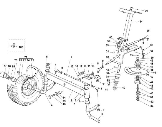 Picture of C - Steering MT 585