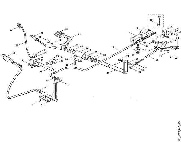 D - Brake and gearbox control MT MT 585 brand Viking