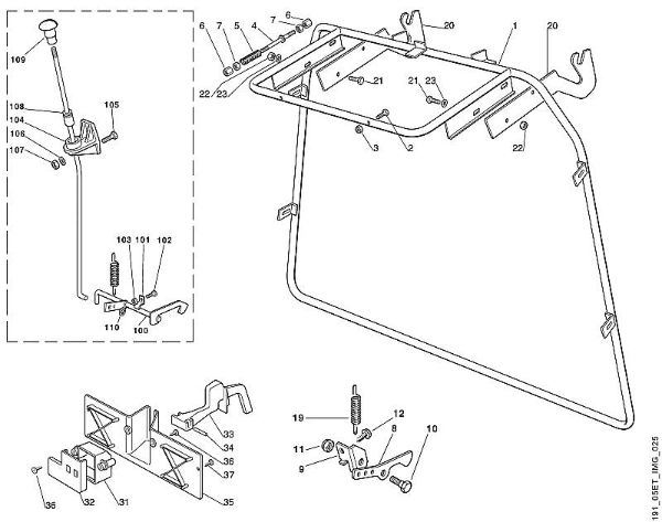 J - Grass catcher bag - 1 MT MT 585 brand Viking