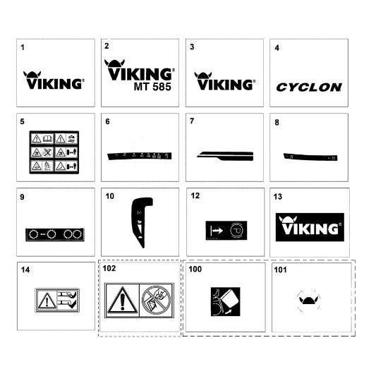 Picture of O - Labels MT 585