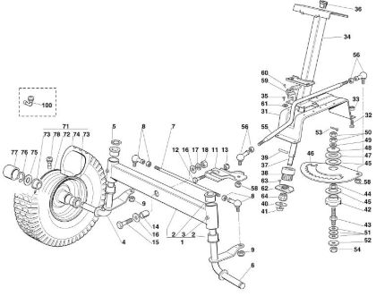 Picture of C - Steering MT 585 L