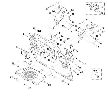 Picture of H - Back panel MT 6112.0