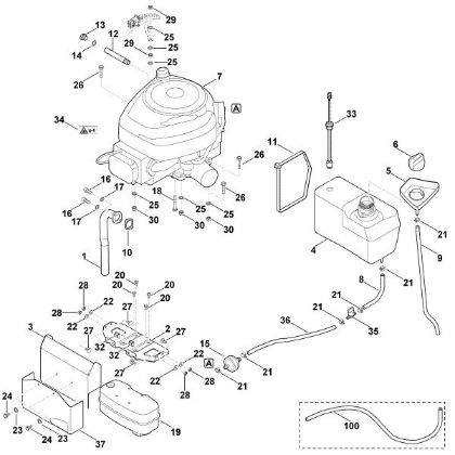 Picture of I - Engine, tank MT 6112.0