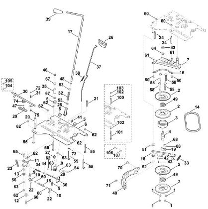 Picture of L - Blade brake clutch, parking brake MT 6112.0 C