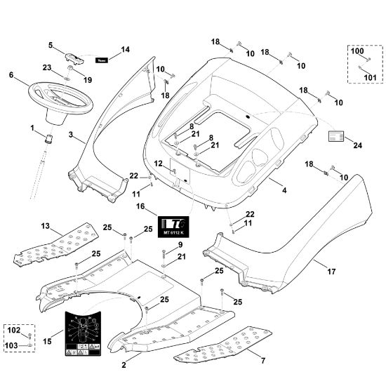 Picture of C - Cover MT 6112.0 K