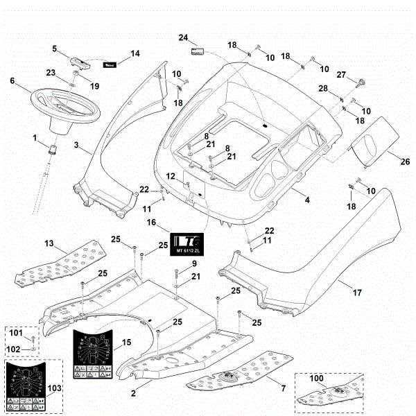 Picture of C - Cover MT 6112.1 ZL