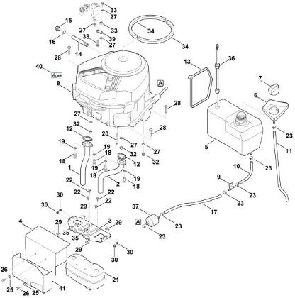 Picture of H - Engine, tank MT 6112.1 ZL