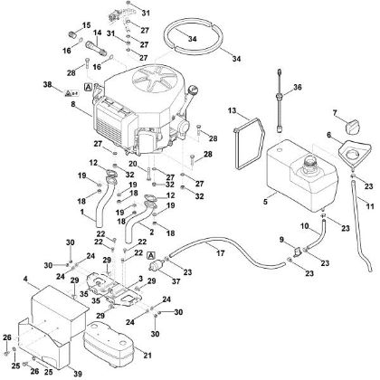 Picture of I - Engine, tank MT 6127.0 KL