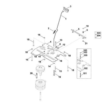 Picture of L - Parking brake MT 6127.0 KL
