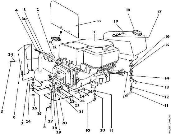 A - Engine MT MT 640 (1996) brand Viking