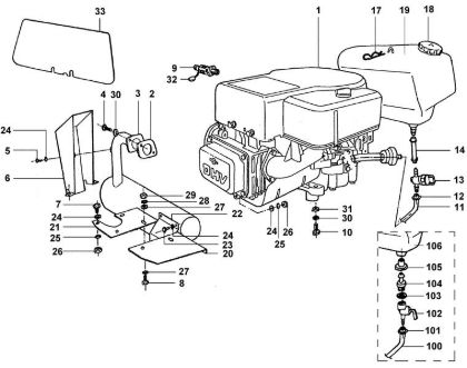 Picture of A - Engine MT 640 (1997)