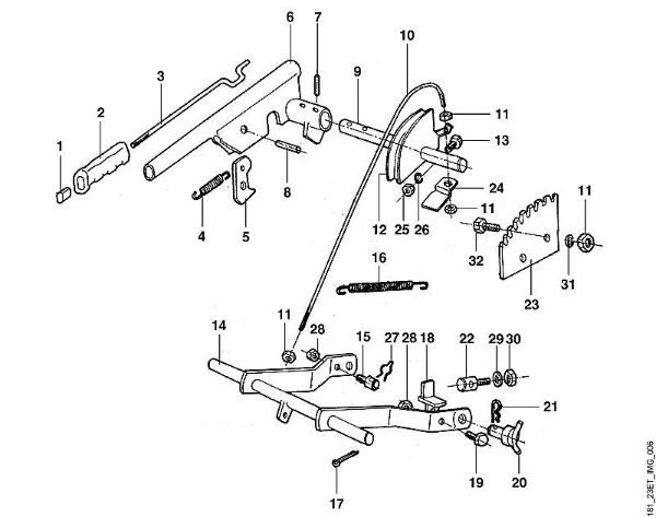 F - Height adjustment MT MT 640 (1997) brand Viking