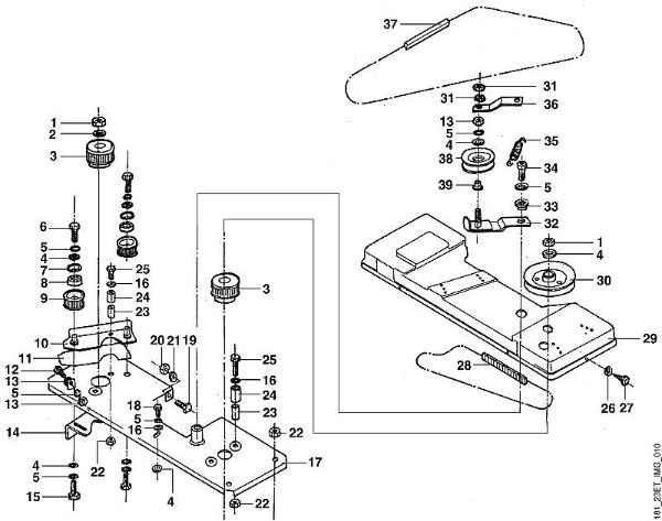 J - Mowing deck - 2 MT MT 640 (1997) brand Viking