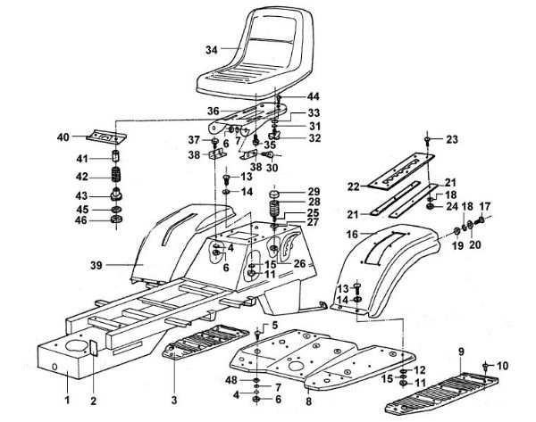 Picture of N - Hood assy. MT 640 (1997)