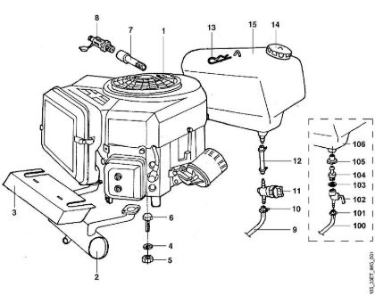 A - Engine MT MT 680 brand Viking