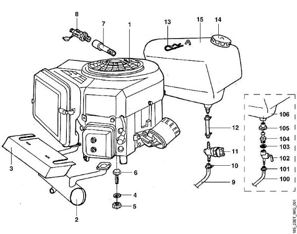 A - Engine MT MT 680 brand Viking