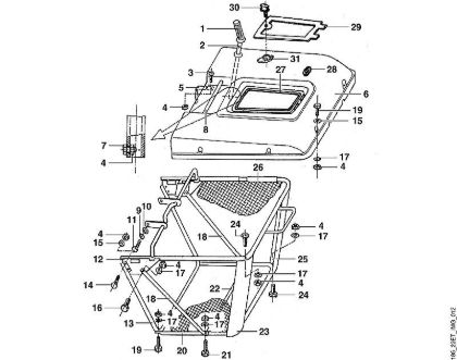 L - Grass catcher bag MT MT 680 brand Viking
