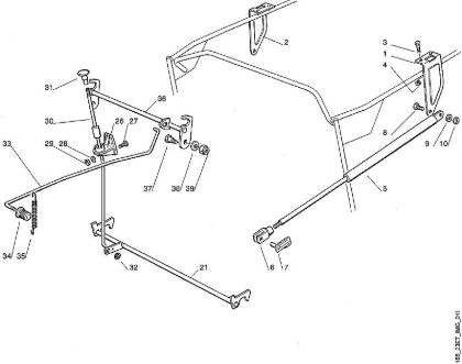 K - Lifting device box MT MT 740 (1999, 2000) brand Viking