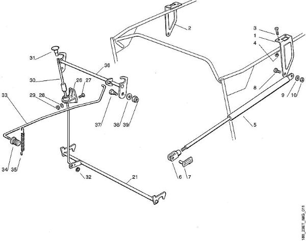 K - Lifting device box MT MT 740 (1999, 2000) brand Viking