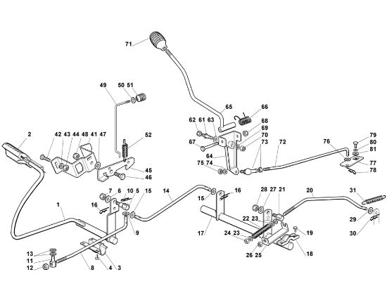 Picture of D - Brake and gearbox control MT 745