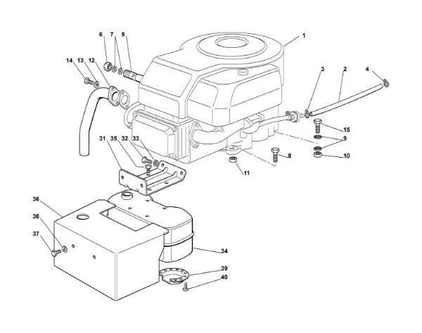Picture of E - Motor 15,5 HP MT 780