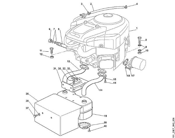 F - Motor 18 HP MT MT 780 brand Viking