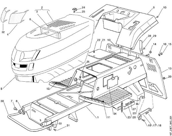 A - Frame, body MT MT 780 (1999) brand Viking