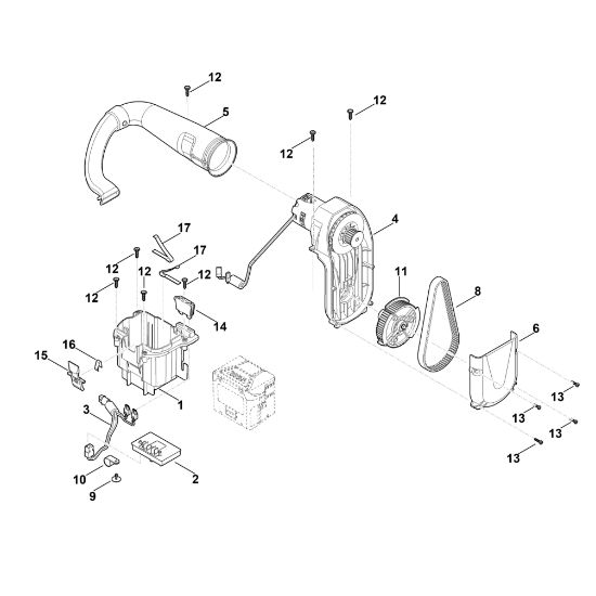 Picture of D - Electrical components, motor RLA 240.0