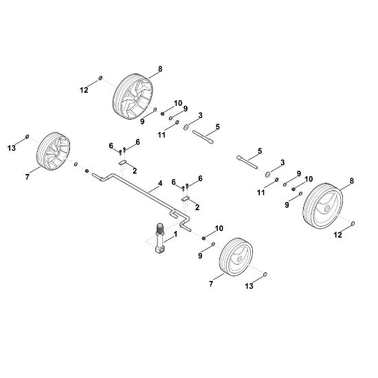 Picture of C - Chassis, height adjustment RLE 240.0
