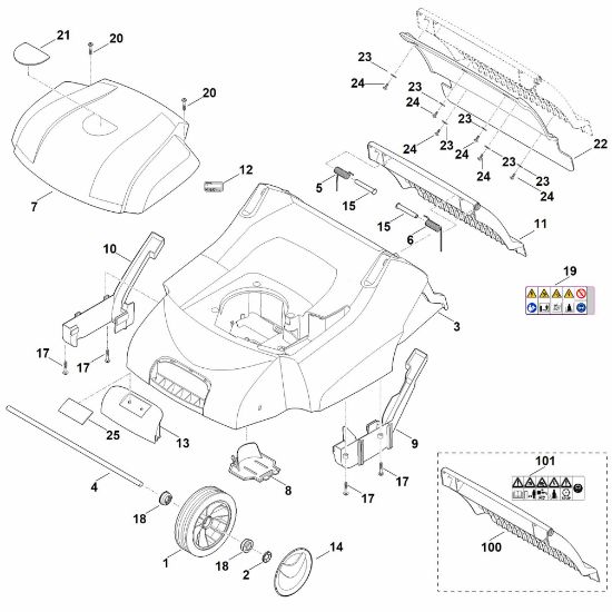 Picture of C - Housing, Front axle RLE 540.0