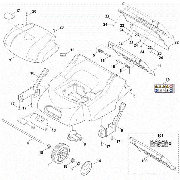 Picture of C - Housing, Front axle RLE 540.0