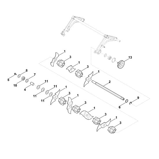 Picture of F - Scarifying unit RLE 540.0
