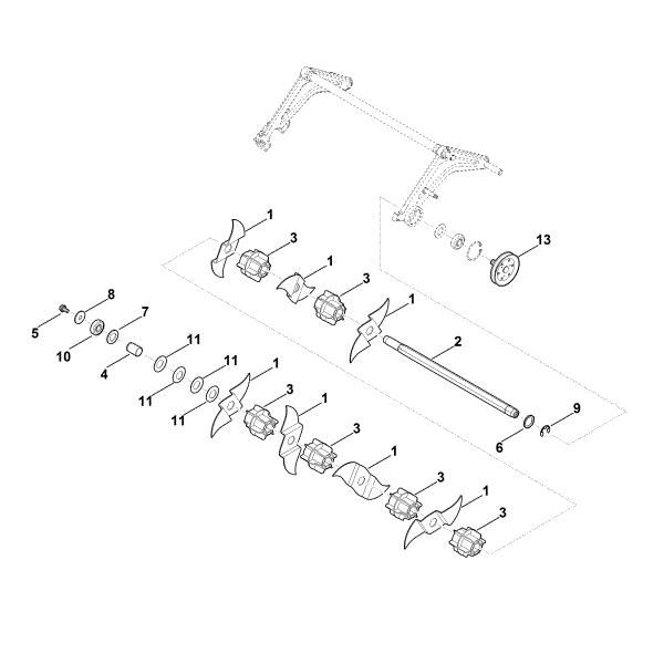Picture of F - Scarifying unit RLE 540.0
