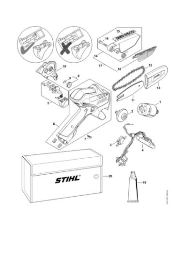 Picture of Spare parts from serial number 929771306 GTA 26