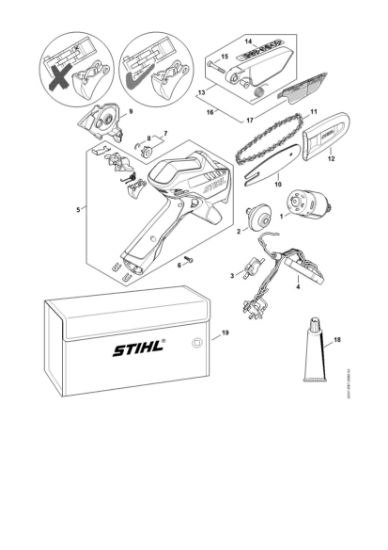 Picture of Spare parts up to serial number 929771305 GTA 26