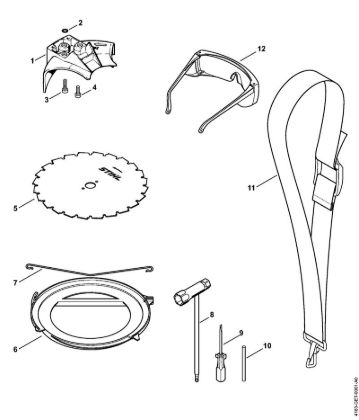 Deflector, Tools, Extras FT 100 FT 100 brand Stihl