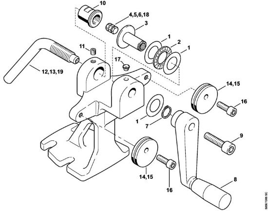 Rivet spinner NG 5, Extras NG 5 NG 5 brand Stihl