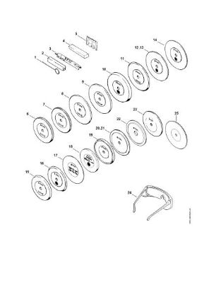 Picture of Tools, Shaped grinding wheel USG
