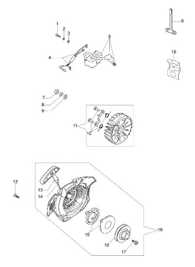 Ignition system GS 35 Chainsaw