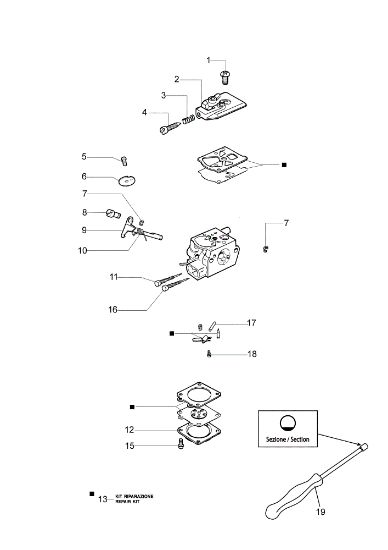 Carburetor WP 300 (Euro 2) Water pump