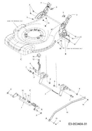 Cutting height system G 55 VBX 4-IN-1 Cat. 2010 Lawnmower