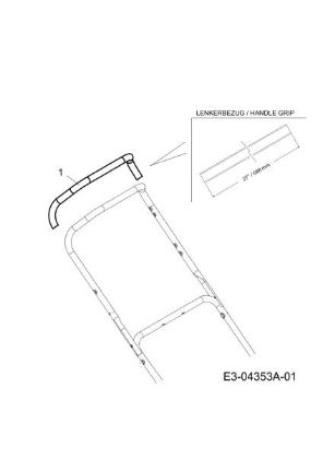 Handle guard G 55 VBX 4-IN-1 Cat. 2010 Lawnmower